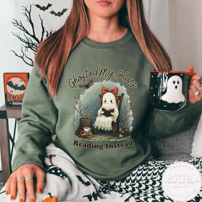 Ghosted My Plans Reading Instead Book Lover Sweatshirt