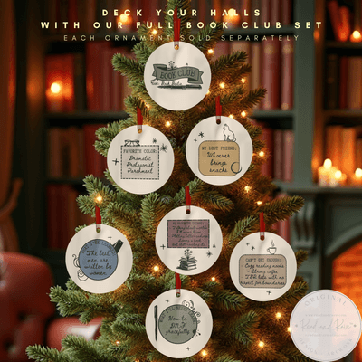 Back to Book Club Ornament