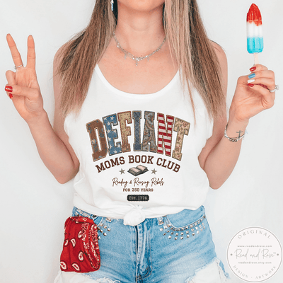 Defiant Moms Book Club Tank Top