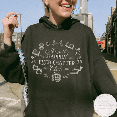Happily Ever Chapter Club Personalized Hoodie