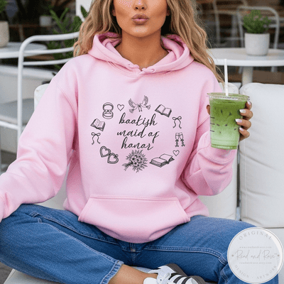 Bookish Maid Of Honor Heirloom Icons Hoodie